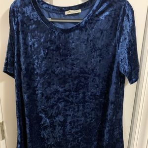 Crushed Velvet Top
